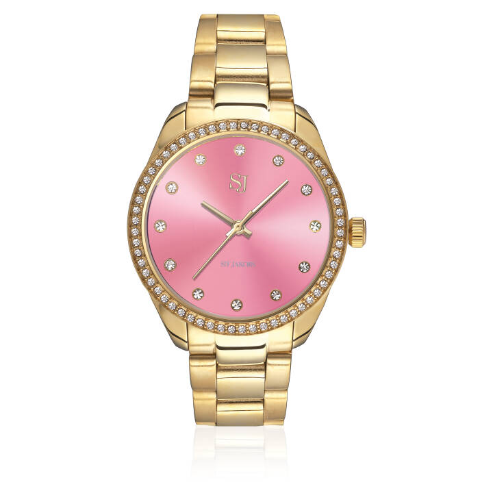 VALERIA WATCH in de groep Accessoires / Klokken bij SCANDINAVIAN JEWELRY DESIGN (SJ-W2304-CZ-YG)