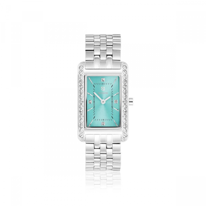 MARTINA WATCH SILVER in de groep Accessoires / Klokken bij SCANDINAVIAN JEWELRY DESIGN (SJ-W2404-CZ)