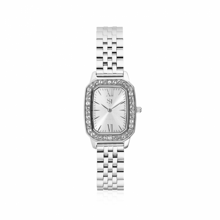 LUCIANA WATCH SILVER in de groep Accessoires / Klokken bij SCANDINAVIAN JEWELRY DESIGN (SJ-W2741-CZ)