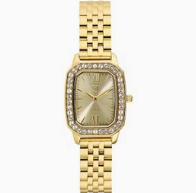 LUCIANA WATCH GOLD in de groep Accessoires / Klokken bij SCANDINAVIAN JEWELRY DESIGN (SJ-W2742-CZ-YG)