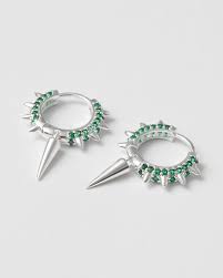  in de groep Oorbellen / Zilveren oorbellen bij SCANDINAVIAN JEWELRY DESIGN (SW-MSH-S-GR)