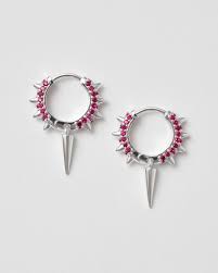  in de groep Oorbellen / Zilveren oorbellen bij SCANDINAVIAN JEWELRY DESIGN (SW-MSH-S-R)