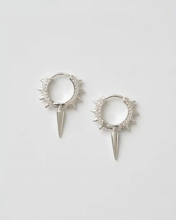  in de groep Oorbellen / Zilveren oorbellen bij SCANDINAVIAN JEWELRY DESIGN (SW-MSHM-S-V)