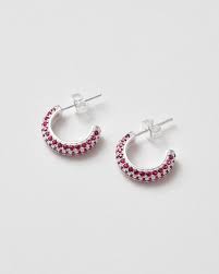  in de groep Oorbellen / Zilveren oorbellen bij SCANDINAVIAN JEWELRY DESIGN (SW-OHM-S-R)