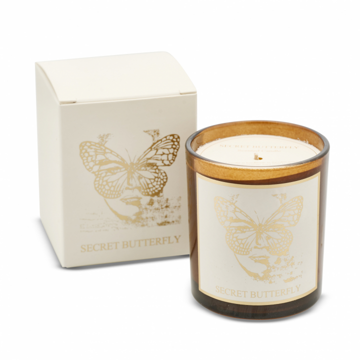 Scented candle - Secret Butterfly in de groep Kettingen / Gouden kettingen bij SCANDINAVIAN JEWELRY DESIGN (b255)