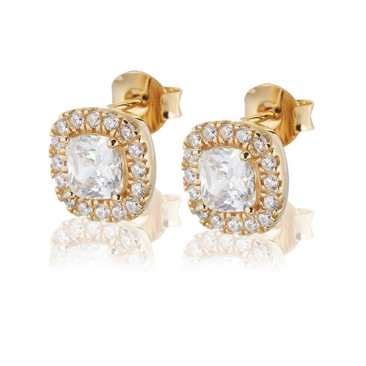 Glamorous Earrings studs Gold in de groep Oorbellen / Gouden oorbellen bij SCANDINAVIAN JEWELRY DESIGN (gp113)