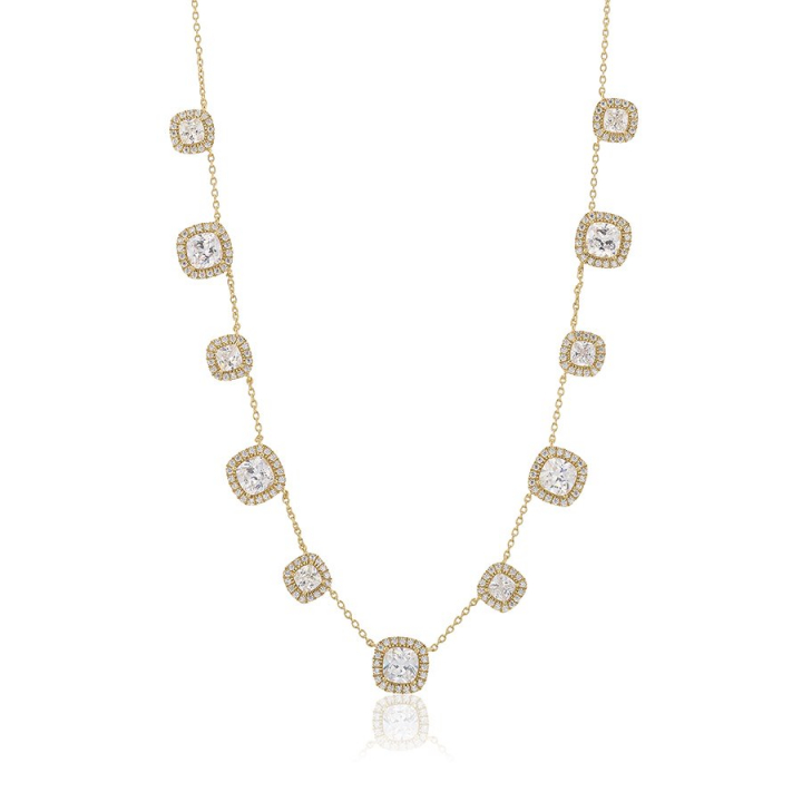 Glamorous -multi Necklace Gold in de groep Kettingen / Gouden kettingen bij SCANDINAVIAN JEWELRY DESIGN (gp149)