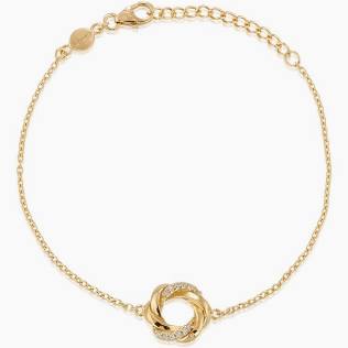 Circles of the universe Bracelet Gold in de groep Armbanden / Gouden armbanden bij SCANDINAVIAN JEWELRY DESIGN (gp176)
