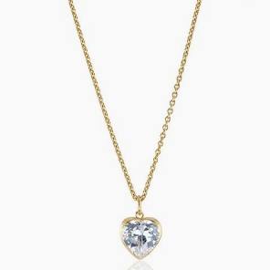 Product Image for CAROLINA GYNNING Crazy Diamond Heart Necklace Gold