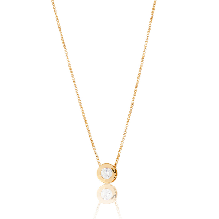 Älskad Necklace Gold in de groep Kettingen / Gouden kettingen bij SCANDINAVIAN JEWELRY DESIGN (gp25)