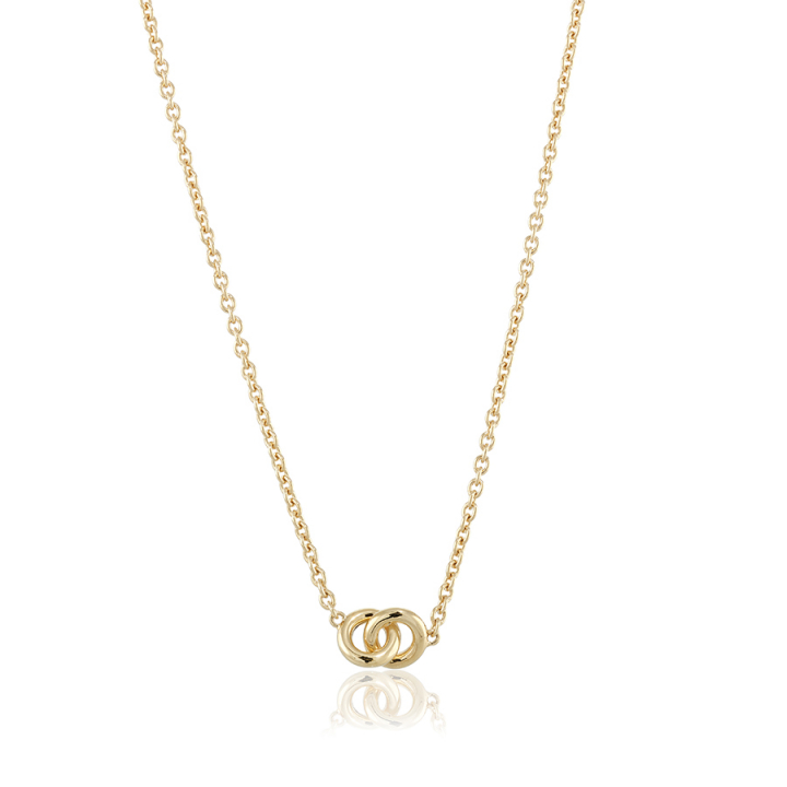 The knot mini Necklace Gold in de groep Kettingen / Gouden kettingen bij SCANDINAVIAN JEWELRY DESIGN (gp39)