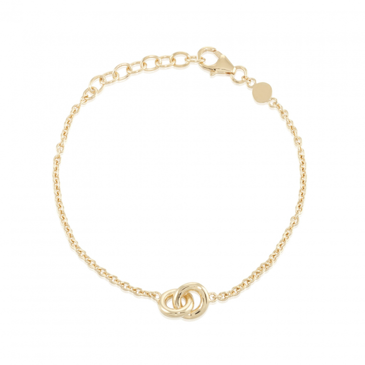 The knot mini Bracelet Gold in de groep Armbanden / Gouden armbanden bij SCANDINAVIAN JEWELRY DESIGN (gp40)