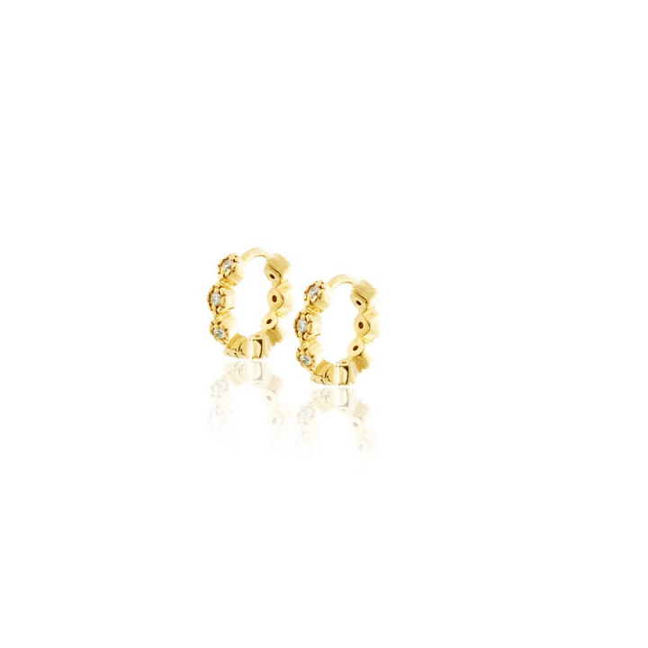 Time to glow Earrings Gold in de groep Oorbellen / Gouden oorbellen bij SCANDINAVIAN JEWELRY DESIGN (gp7)