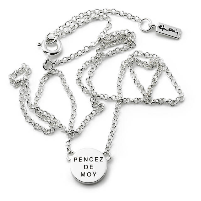 Mini Pencez De Moy Kettingen Zilver 42-45 cm