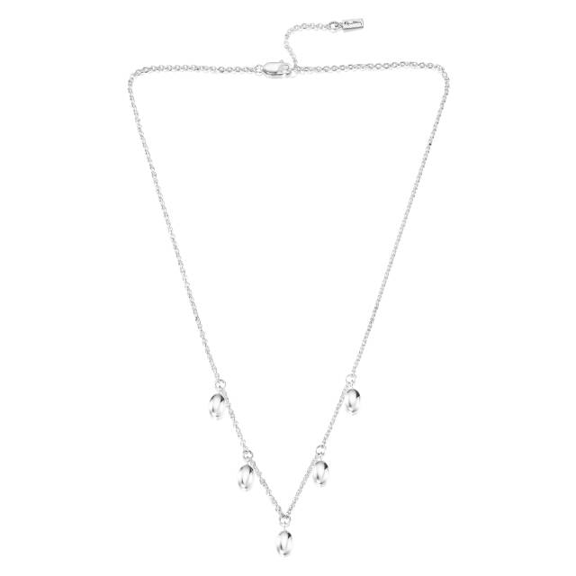 Love Beads Plain Kettingen Zilver 42-45 cm
