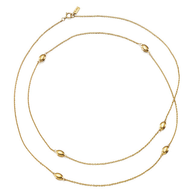 Love Bead Long - Goud Kettingen goud