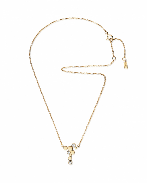Little Champagne & Stars Necklace Gold