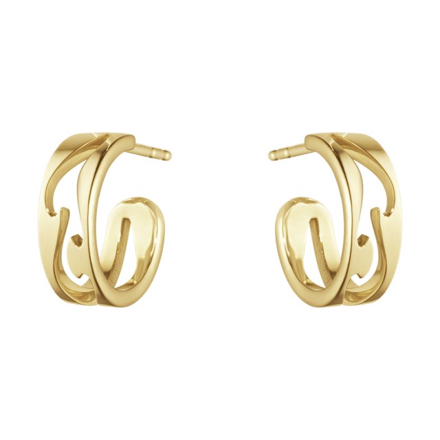 FUSION OPEN Oorbel goud