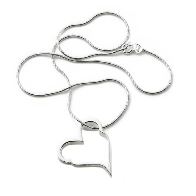 Crazy Heart Hanger Zilver