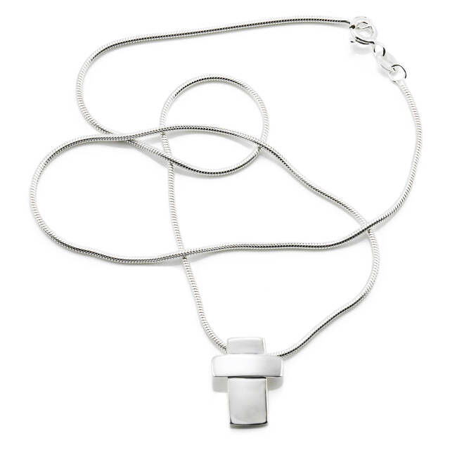 Little Cross Hanger Zilver