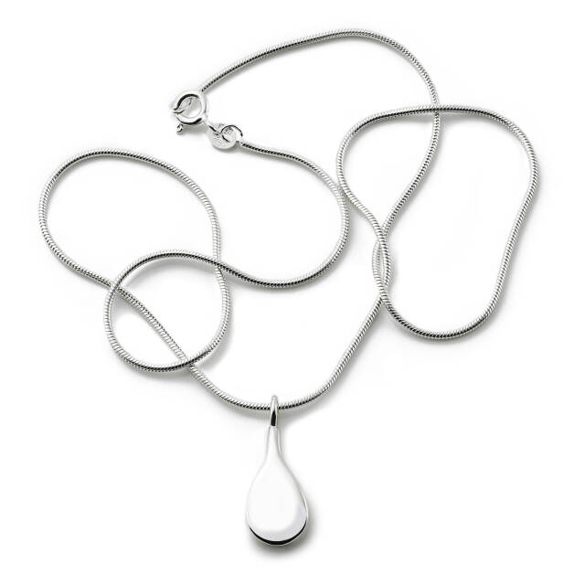 Happy Tear Hanger Zilver