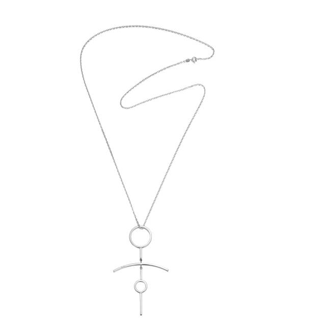 Feminine Hanger Zilver