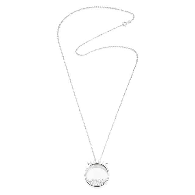 Magic - White Topaz Hanger Zilver