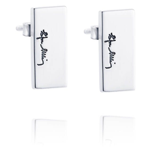 Bricks Oorbel Zilver