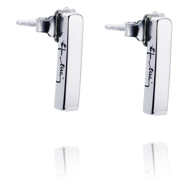 Little Thin Oorbel Zilver