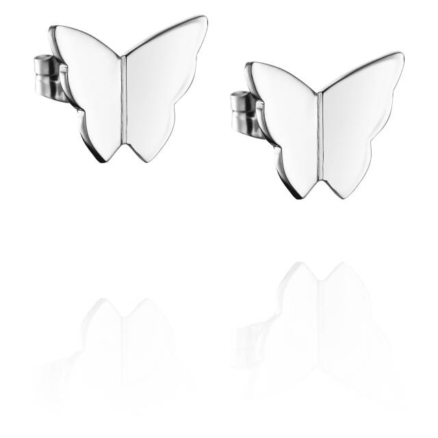 Little Miss Butterfly Oorbel Zilver