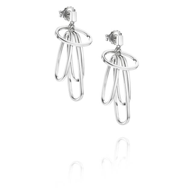 Whirlwind Oorbel Zilver