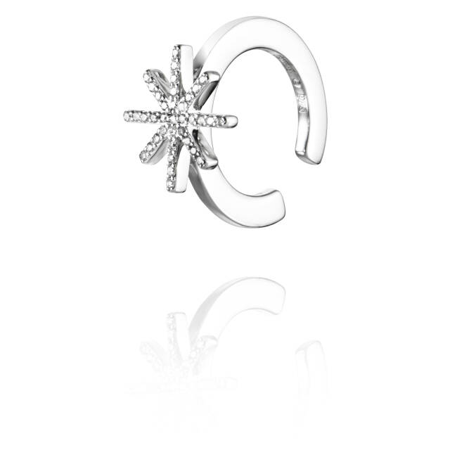 Beam & Stars Oorbel Zilver