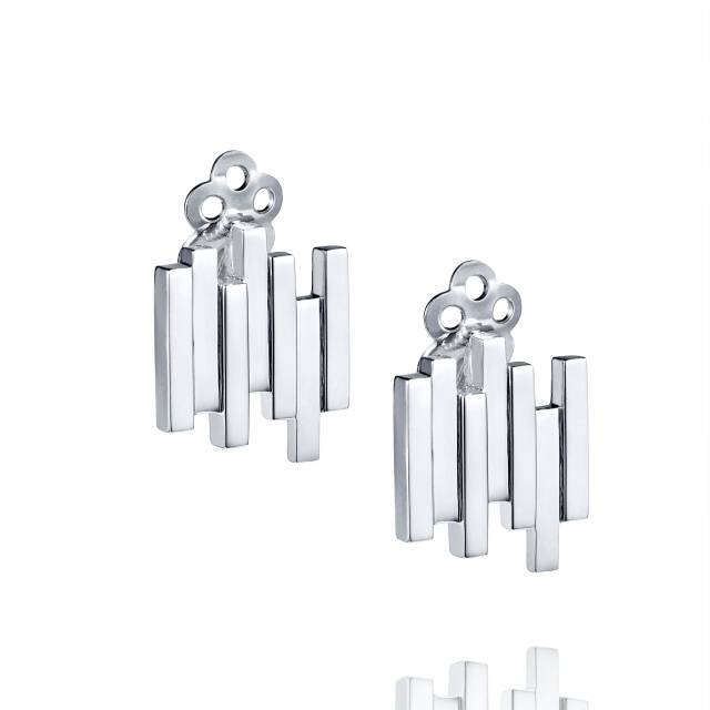 Stairway To Heaven Oorbel Clips Zilver