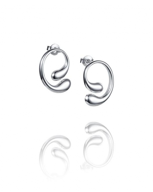 Love buddies Earrings Silver