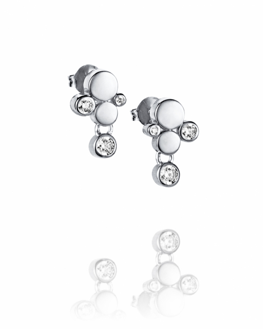 Little Champagne Earrings Silver