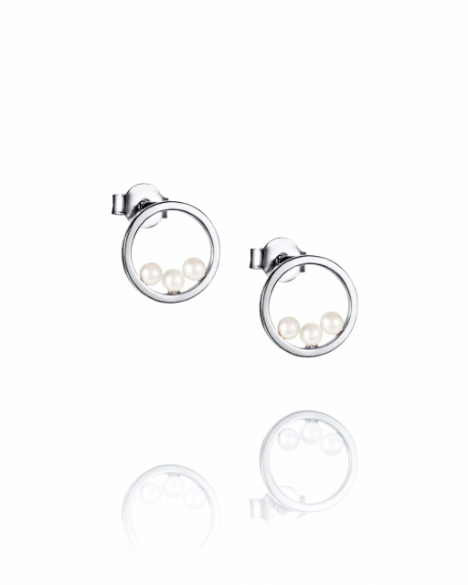 Little roller coaster Earrings Silver