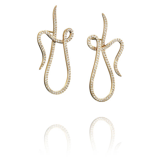 Shape Of A Dream & Stars Oorbel goud