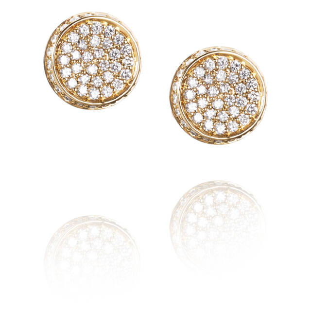 Love Bowl Mini & Stars Oorbel goud