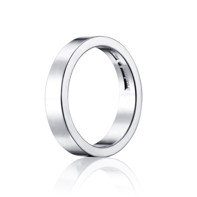 Irregeelar Slim Ring Zilver