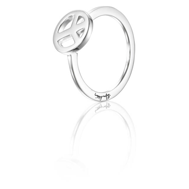 Peace Ring Zilver