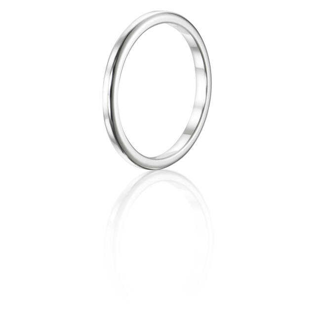 1.01 Days - Two Plain Ring Zilver