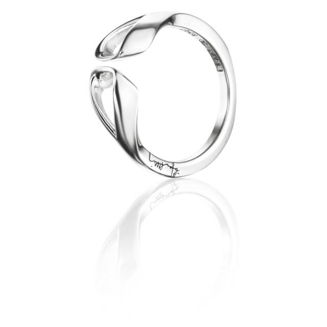 Folded Ring Zilver