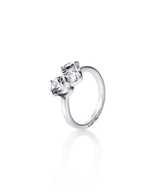 The Mountain & I Ring Zilver Crystal Quartz