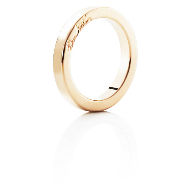 Half Round Ring goud
