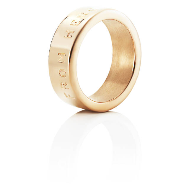 From Here To Eternity Stamped Ring goud