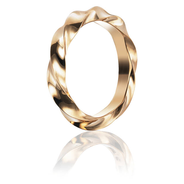 Viking Wide Ring goud