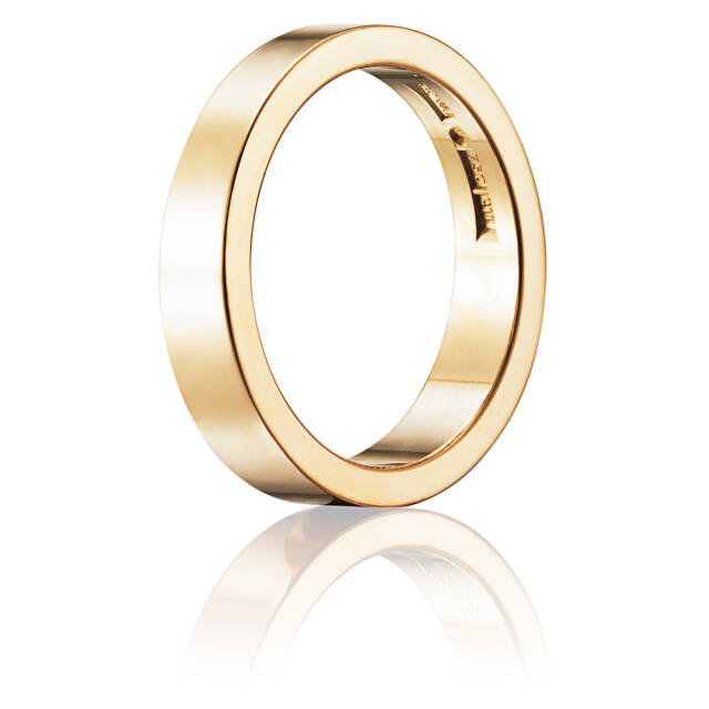 Irregeelar Slim Ring goud