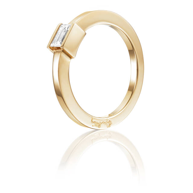 Deco Wedding Ring goud