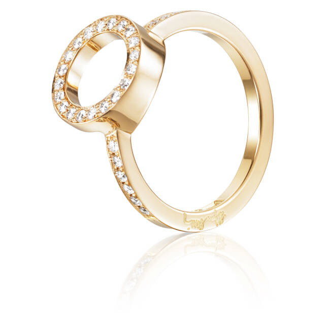 Circle Of Love II Ring goud