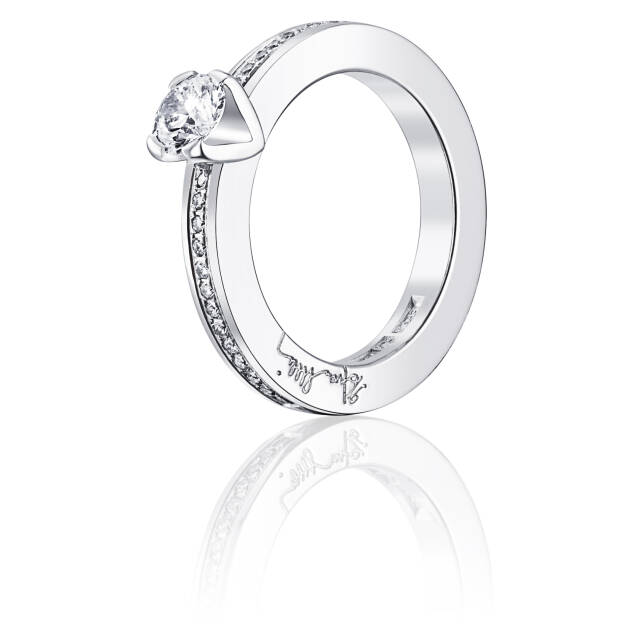 Heart To Heart 0.50 ct diamant Ring Witgoud